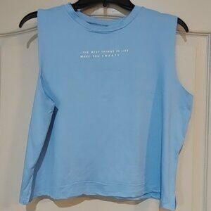 "The best thinks in life make you sweaty" Crop -T-Shirt